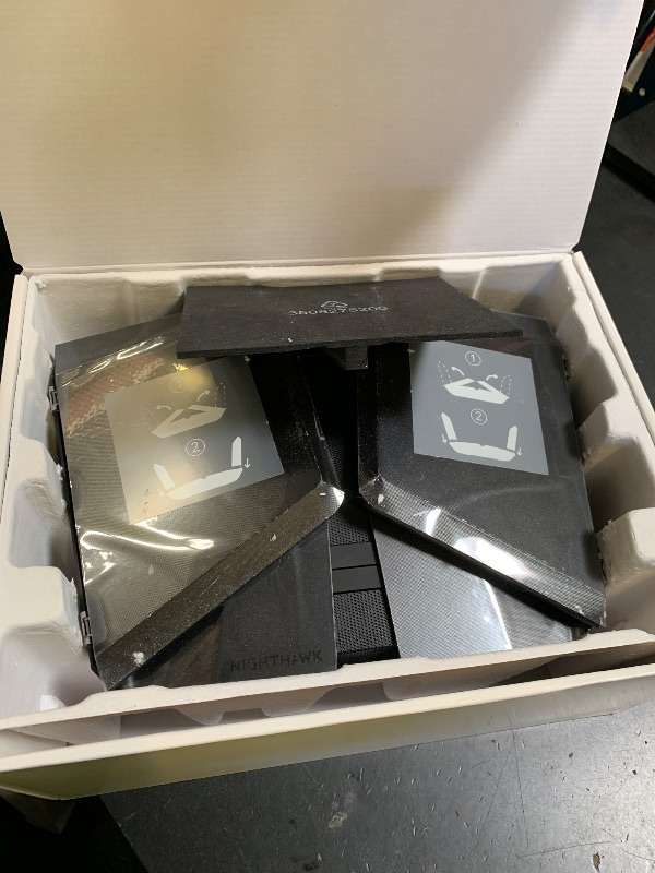Photo 1 of NETGEAR Nighthawk WiFi 6 Router (RAX120) 12-Stream Dual-Band Gigabit Router, AX6000 Wireless Speed (Up to 6 Gbps), Coverage Up to 3,500 sq.ft. and 30 Devices