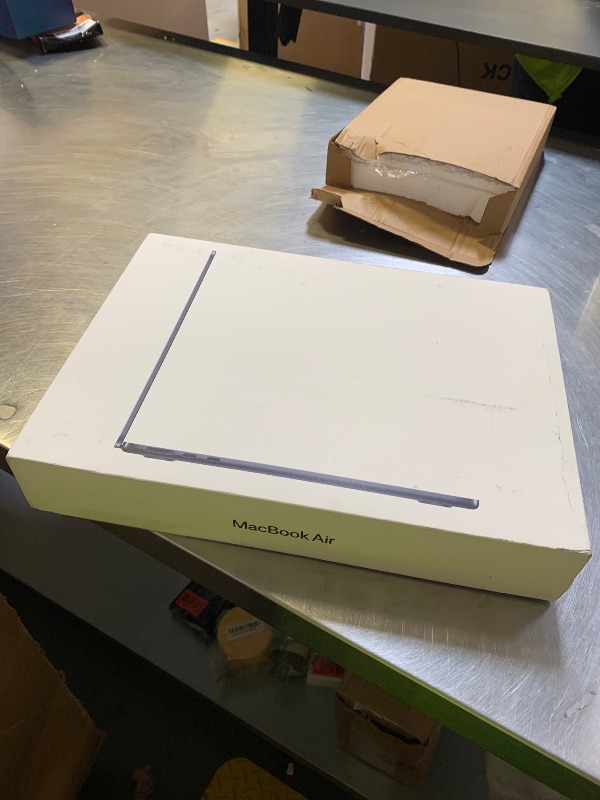 Photo 1 of Apple 2025 MacBook Air 13-inch Laptop with M4 chip: Built for Apple Intelligence, 13.6-inch Liquid Retina Display, 16GB Unified Memory, 256GB SSD Storage, 12MP Center Stage Camera, Touch ID; Midnight