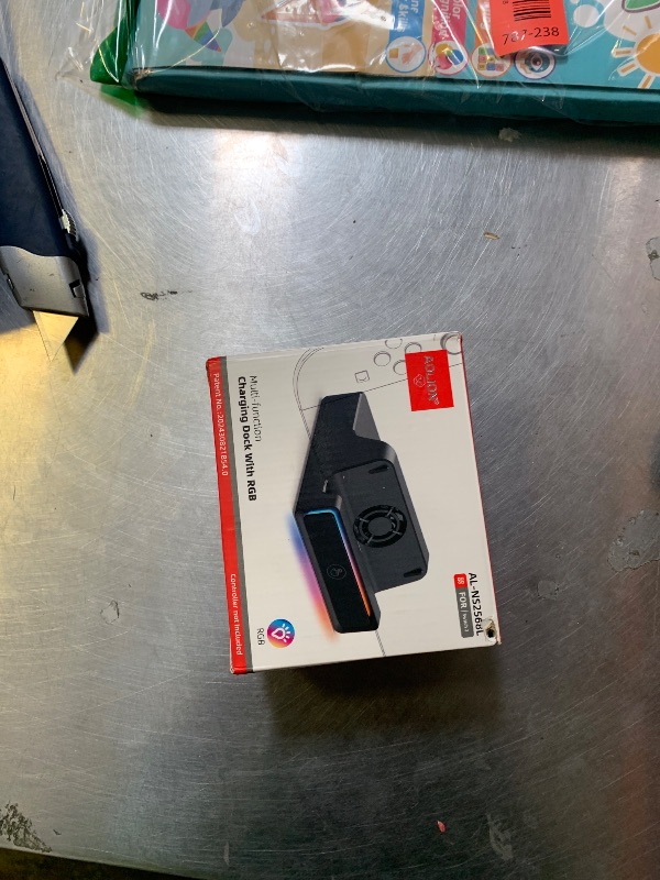 Photo 1 of Switch 2 Dock for Nintendo Switch 2, Portable TV Docking Station Replacement with 4K@144Hz, USB Port, Type C 100W Charging, Portable Switch TV Adapter with RGB Light