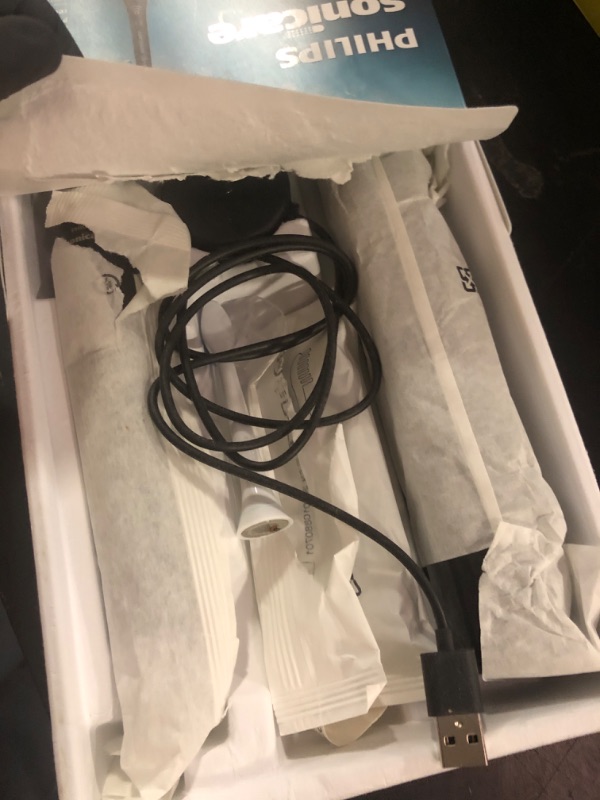 Photo 1 of Philips Sonicare 6500 Series Electric Toothbrush - Next-Generation Sonicare Technology, Pressure Sensor, 9 Brushing Settings, SmarTimer, BrushPacer, 21-Day Runtime, Travel Case, Black, HX7411/08