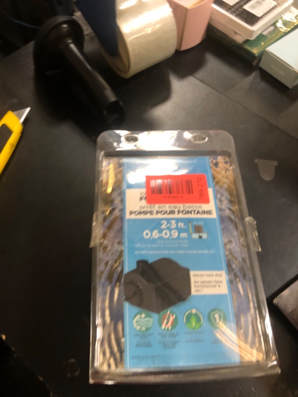 Photo 1 of TotalPond 170 GPH Low Water Shut-Off Fountain Pump