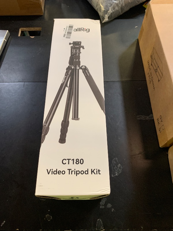 Photo 1 of SmallRig CT180 Video Tripod, 72" Camera Tripod Monopod with Fluid Head, Aluminum Camera Tripod, 360° Panorama Fluid Head for Travel, Video, Live Streaming, Vlogging- 3760B