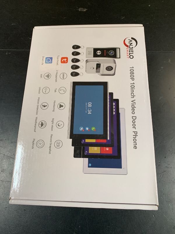 Photo 1 of Wired Video Doorbell Apartment Intercom System,10 Inch Full Touch Monitor,1080P Doorbell Camera,TUYA WiFi Smart Home Video Intercom Door Phone Kits IC Unlock for Villa Home,32G