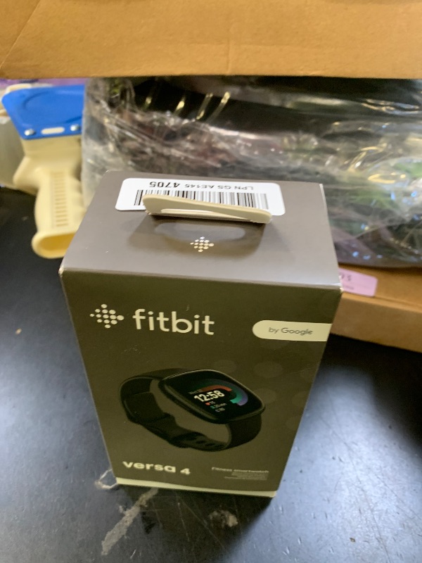 View 2 of Fitbit Versa 4 Fitness Smartwatch with Daily Readiness - 3-Month Google Health Premium Membership Included - GPS, 24/7 Heart Rate, 40+ Exercise Modes, Sleep Tracking - Black/Graphite