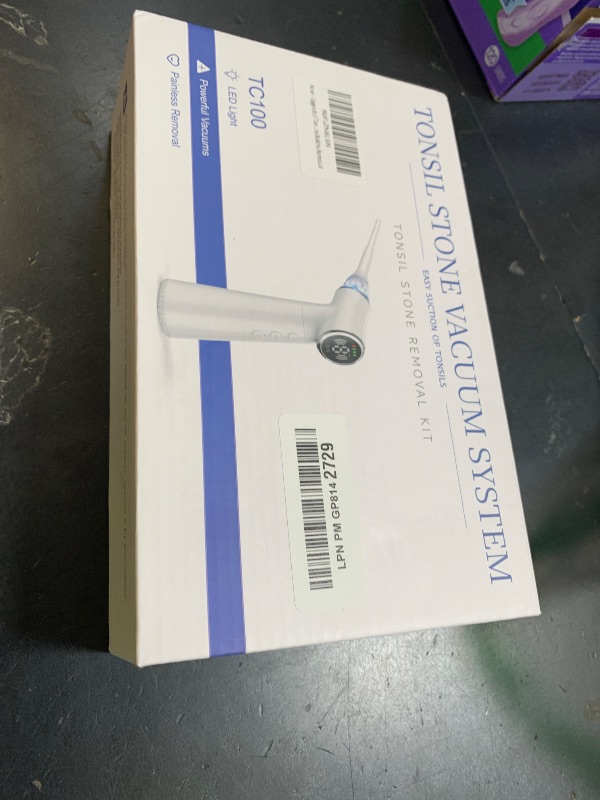 Photo 1 of Upgraded Tonsil Stone Remover Tool – Rechargeable Tonsil Stone Vacuum with LED Light & 11-in-1 Probes, for Bad Breath Relief, Safe Silicone/Glass Tip for Tonsilloliths Removal (OFF-White)