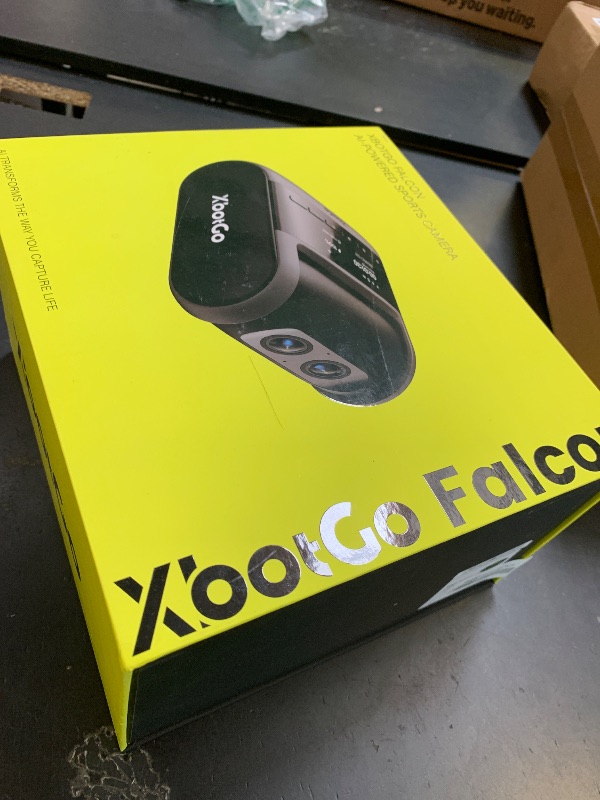 Photo 1 of XbotGo Falcon All-in-One AI Action Camera, 4K Auto Tracking Sport Camera for Soccer, Basketball & Football, Dual-Lens Team Sports Recorder with Live Streaming, No Subscription Required (Edge Green)
