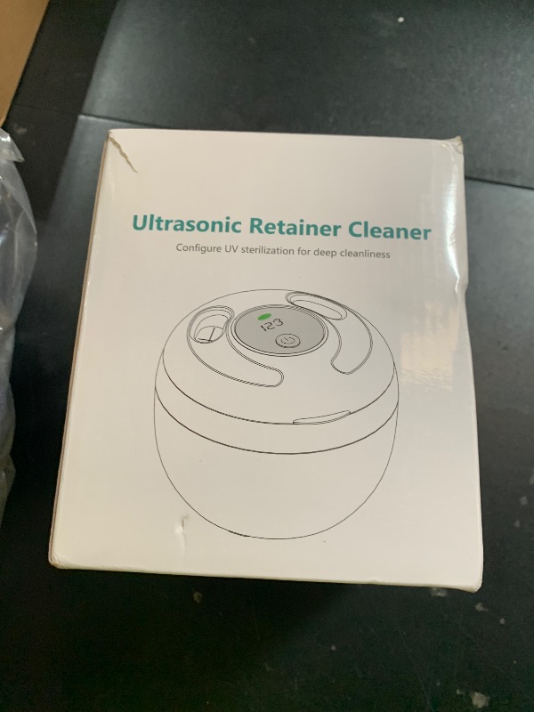 Photo 1 of Dental Ultrasonic Retainer Cleaner Machine - 45kHz Dental Cleaning Pod with 4 Modes, Digital Timer & 200ML Capacity for Denture, Mouth Guard, Aligner, Night Guard, Braces, Toothbrush Head & Jewelry