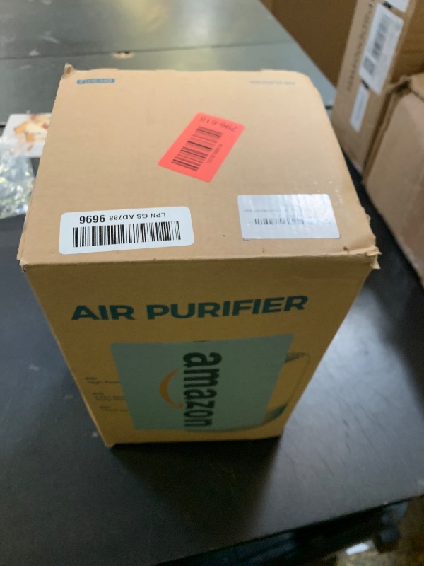 Photo 1 of Air Purifiers for Bedroom with High Efficiency Filter Up to 1076 Ft² for Pet Hair, Odors, Pollen, Smoke, Compact Air Cleaner with 3 Speeds, Timer, Aroma Quiet 360°Intake Filter, Black