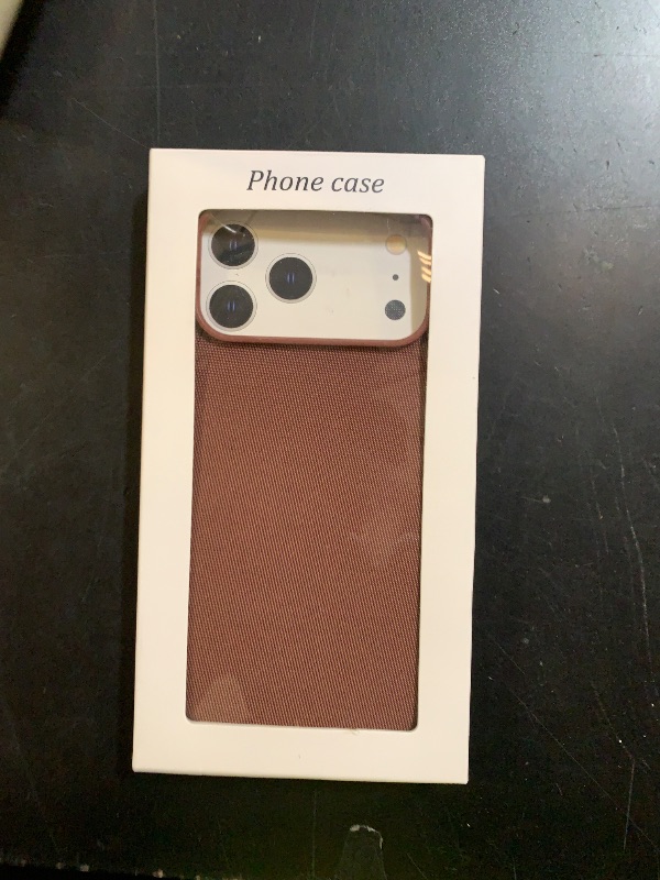 Photo 1 of vnnink Magnetic for iPhone 17 Pro Max Case (Compatible with MagSafe) (Camera Control Button) Technical Fabric Nylon Phone Case for iPhone 17 Pro Max, Shockproof Military Drop Protection, Brown