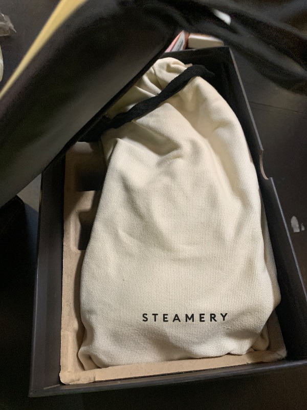 Photo 1 of Steamery Handheld Clothes Steamer Cirrus 3, 1200W, US Plug, Heated Ironing Plate, Fast Heat Up, Garment Wrinkle Remover, Green