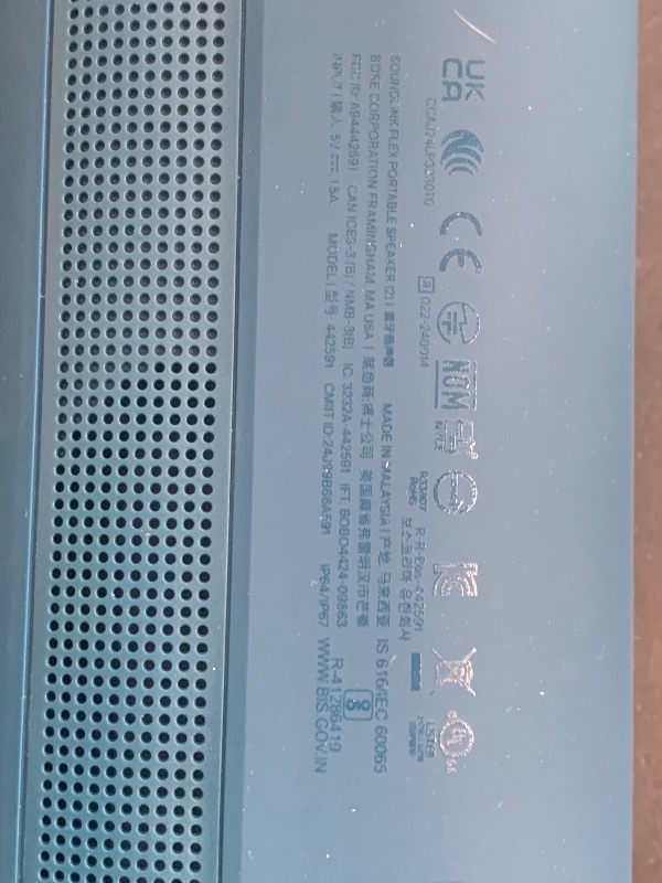 Photo 1 of Bose SoundLink Flex Bluetooth Speaker (2nd Gen) - Portable Outdoor Speaker with Hi-Fi Audio, Waterproof and Dustproof, USB-C, Up to 12 Hours Battery Life, Twilight Blue - Limited Edition Color