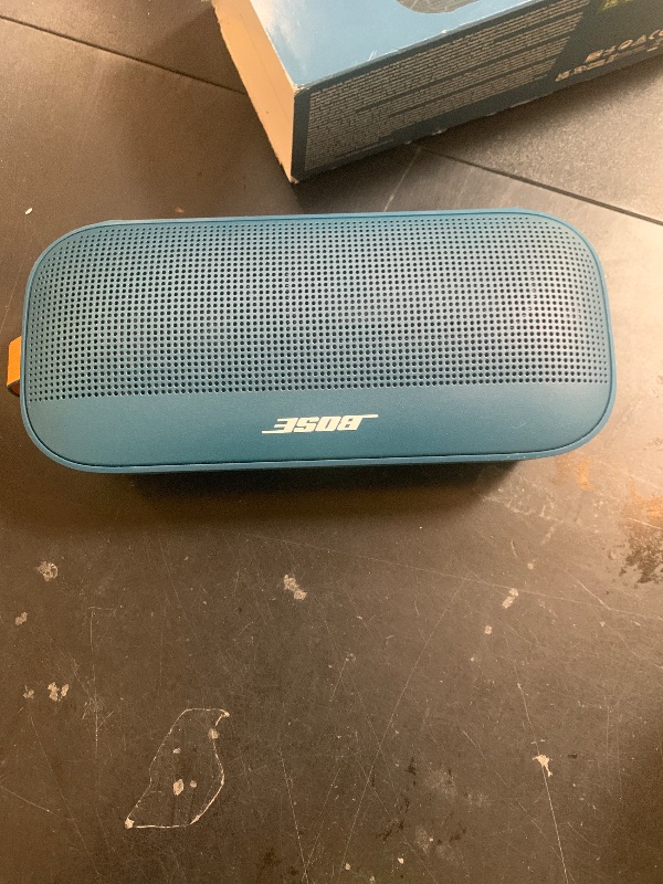 Photo 1 of Bose SoundLink Flex Bluetooth Speaker (2nd Gen) - Portable Outdoor Speaker with Hi-Fi Audio, Waterproof and Dustproof, USB-C, Up to 12 Hours Battery Life, Twilight Blue - Limited Edition Color