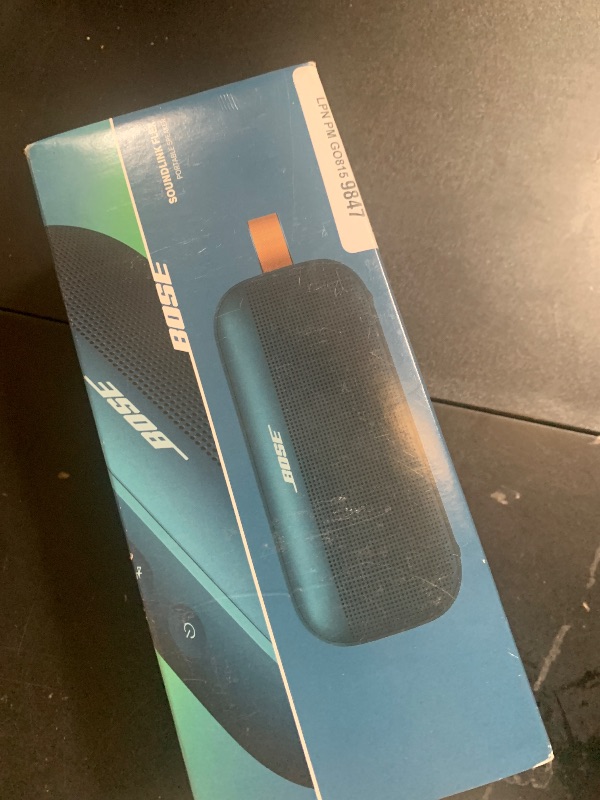 Photo 1 of Bose SoundLink Flex Bluetooth Speaker (2nd Gen) - Portable Outdoor Speaker with Hi-Fi Audio, Waterproof and Dustproof, USB-C, Up to 12 Hours Battery Life, Twilight Blue - Limited Edition Color