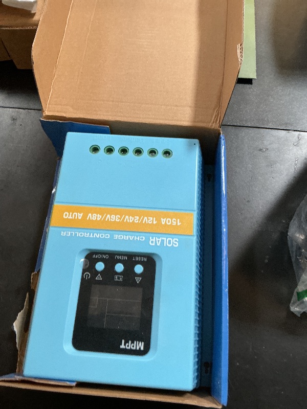 Photo 1 of 150A MPPT Solar Charge Controller,12V/24V/36V/48V/96V Auto,Max Input 150V LCD Display Regulator Intelligent Regulator Charge ControllerLPNPMGO7708438
