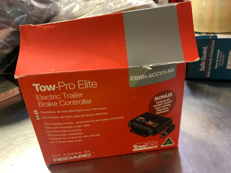 Photo 1 of REDARC Tow-Pro Elite Electric Trailer Brake Controller Kit for Toyota Land Cruiser, Sequoia, 4Runner, Dual Braking Modes, Plug and Play Install, 12V/24V Compatible to Tow RV, Camper, Trailer, Boat