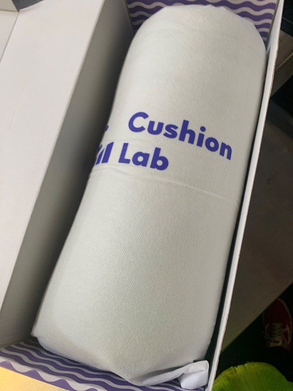 Photo 1 of C CUSHION LAB Deep Sleep Pillow, Patented Ergonomic Contour Design for Side & Back Sleepers, Orthopedic Cervical Shape Gently Cradles Head & Provides Neck Support & Shoulder Pain Relief - Calm Grey