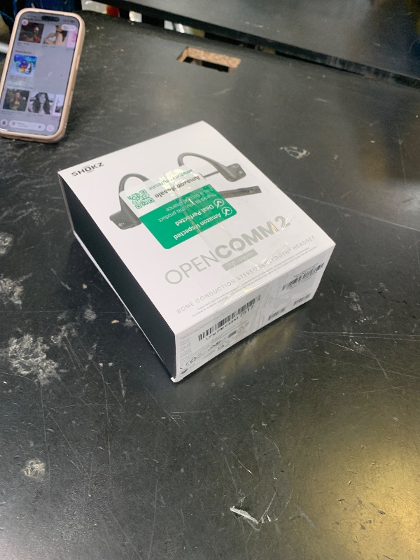 Photo 1 of OpenComm2 2025 Upgrade - Open-Ear Bone Conduction Headphones, Wireless Bluetooth Headset with Noise Canceling Mic & Mute Button for Work Calls and Meetings, 16 Hour Talk Time for Mobile & PC - C120