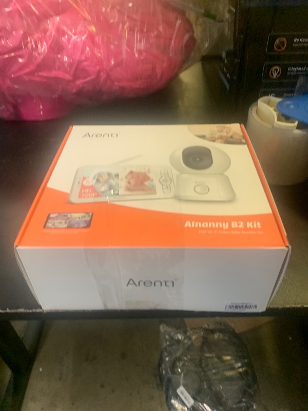 Photo 1 of ARENTI WiFi Baby Camera Monitor B2 Kit 2026 Upgraded, 5-inch Wireless Display, Smartphone App, Encrypted Connection, Lullaby, Super Night Vision, Auto Tracking, Temp Sensor, Support Local Storage