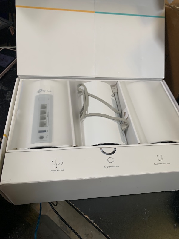 Photo 1 of TP-Link Deco 7 Pro BE63 Tri-Band WiFi 7 BE10000 Whole Home Mesh System - 6-Stream 10 Gbps, 4x2.5G Ports Wired Backhaul, 4X Smart Internal Antennas, VPN, HomeShield, Free Expert Support (3-Pack)1078804383
LPNPMGP2236658