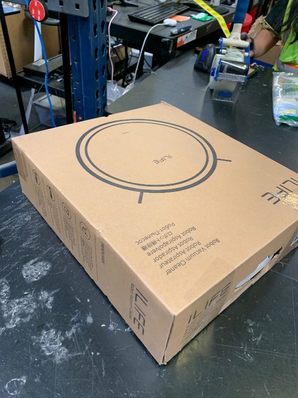 Photo 1 of ILIFE V2 Robot Vacuum Cleaner, Tangle-Free Suction, 120 Mins Runtime, Slim, Self-Charging Robotic Vacuum Cleaner, Ideal for Pet Hair and Hard Floors