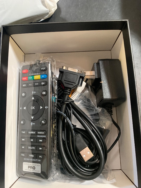 Photo 1 of ClonerAlliance Box Pro, 1080p@60fps Video Recorder, DVR with HDMI Capture, Playback on TV. RCA/YPbPr/VGA to Digital Converter. Schedule Recording. No PC Required.
