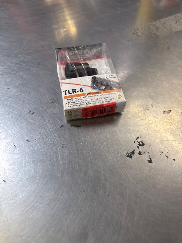 Photo 1 of Streamlight 69342 TLR-6 HL 300-Lumen Rechargeable Tactical Weapon Light with Integrated Red Aiming Laser Designed Exclusively and Solely for M&P Shield 9/40 Models Only, Black