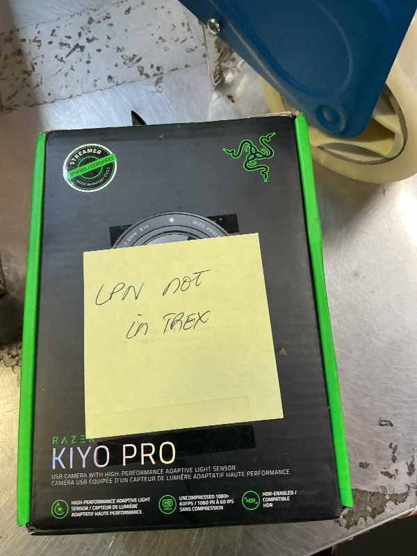 Photo 1 of Razer Kiyo Pro Webcam for Streaming, Gaming, Video Calls: Full HD 1080p 60FPS - Adaptive Light Sensor - HDR Enabled - Wide Angle Lens with Adjustable FOV - Works with OBS, Xsplit, Twitch, Zoom, Teams