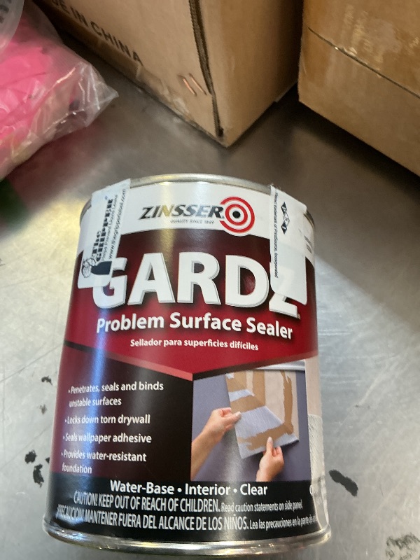Photo 1 of 60-Pack of 1 qt Zinsser 02304 Clear Gardz Water-Based Problem Surface Sealer
