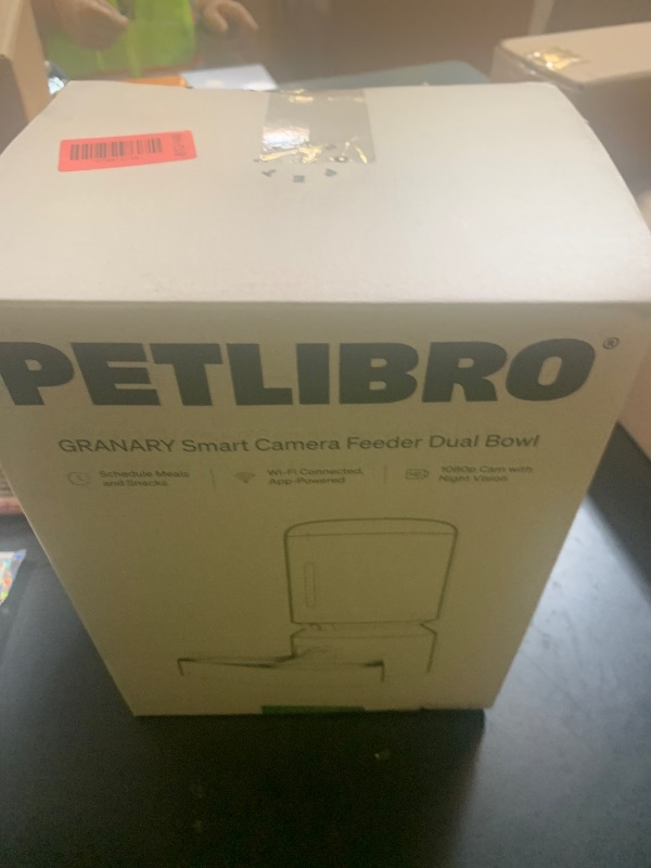 Photo 1 of PETLIBRO Automatic Cat Feeder with Camera for Two Cats, 1080P HD Video with Night Vision, 5G WiFi Pet Feeder with Phone APP Control, 2-Way Audio for Cat & Dog, Low Food & Motion & Sound Alerts