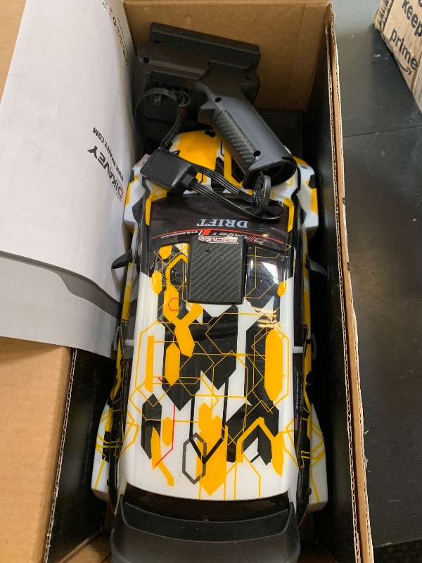 Photo 1 of DIKAVEY 1:12 RC Rally Car Fast Max 50 MPH,Drift Car with Gyro 4X4,Brushless Fast RC Cars with 3S 2200 mAh Battery,1/12 Remote Control Cars for Adults for 4WD,for Racetrack & Mud-Yellow