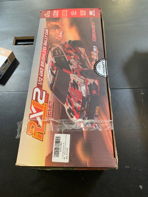 Photo 1 of DIKAVEY 1:12 RC Rally Car Fast Max 50 MPH,Drift Car with Gyro 4X4,Brushless Fast RC Cars with 3S 2200 mAh Battery,1/12 Remote Control Cars for Adults for 4WD,for Racetrack & Mud-Yellow