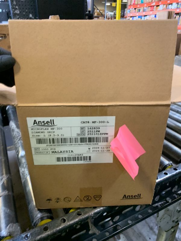 Photo 1 of Ansell MICROFLEX MidKnight MK-296 Disposable Nitrile Gloves for Automotive w/Full Texture - Small, Black (Case of 1000)
