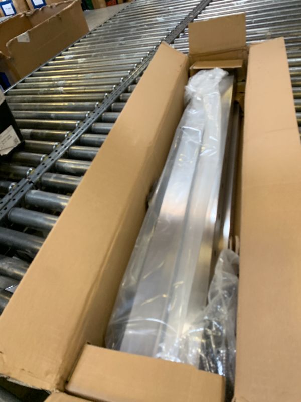 Photo 1 of Muzata 4Pack Cable Railing Post 36 Inch 36"x2"x2" Level Drilled Surface Mount Brushed T304 Stainless Steel Cable Railing System Kit Indoor Outdoor with Paper User Guide PS02 LH4S