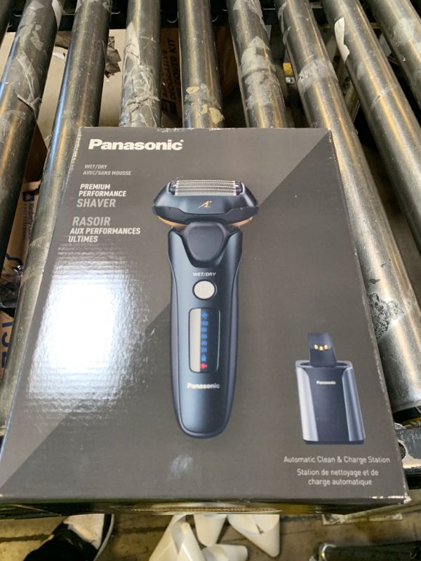 Photo 1 of Panasonic Electric Razor for Men, Electric Shaver for Men, ARC5 with Premium Automatic Cleaning and Charging Station, Wet Dry Shaver, Cordless Razor, with Pop-Up Trimmer ES-LV97-K, Black