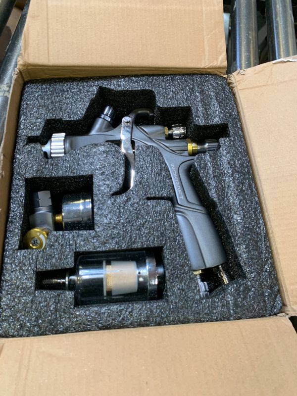 Photo 1 of InoKraft D1 LVLP Air Spray Gun Premium Kit, Easy to Use, Paint Gun for Cars & House DIY Painting, 1.3/1.5/1.7mm Nozzles, with Paint Sprayer Accessories