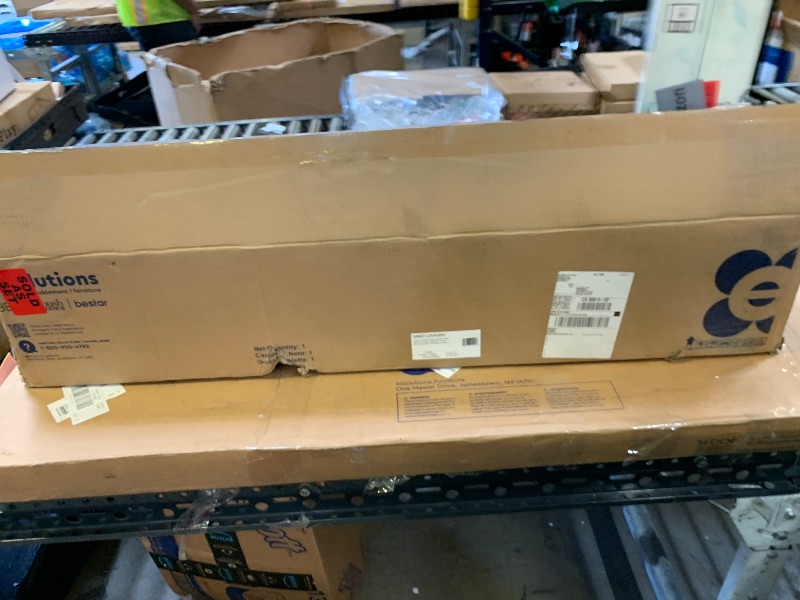 Photo 1 of IQLAB Standing Desk with Two Drawers, Stand Up Standing Desk Adjustable Height, Electric Sit Stand Table with Storage Shelf and Splice Board, 48 * 24 inch, Maple