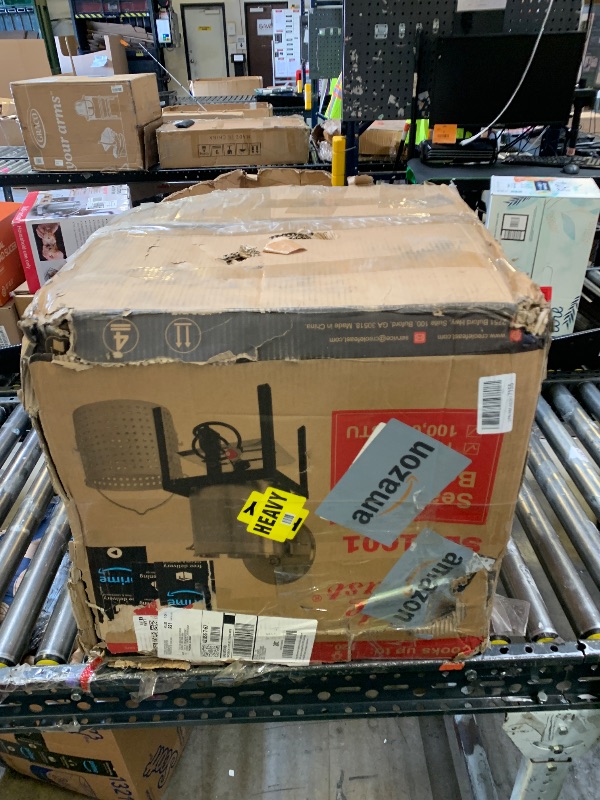 Photo 1 of Creole Feast SBK1001 100 Qt. Seafood Boiling Kit with Strainer, Outdoor Aluminum Propane Gas Boiler Steamer with 10 PSI Regulator, 100000 BTU Jet Burner