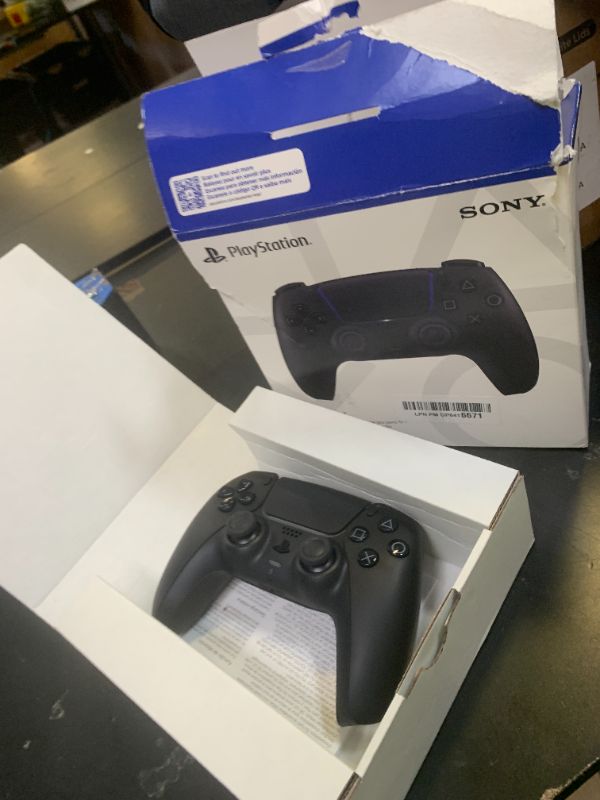 Photo 1 of PlayStation DualSense™ Wireless Controller – Midnight Black - For PS5, PC, MAC & Mobile