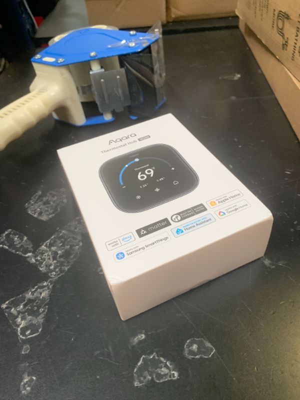 Photo 1 of Aqara Smart Thermostat W200 with Apple Adaptive Temperature & Clean Energy Guidance, 4" Touchscreen, Matter Controller, Built-in Radar Sensor, Works with Apple Home, Siri, Google Assistant, Alexa