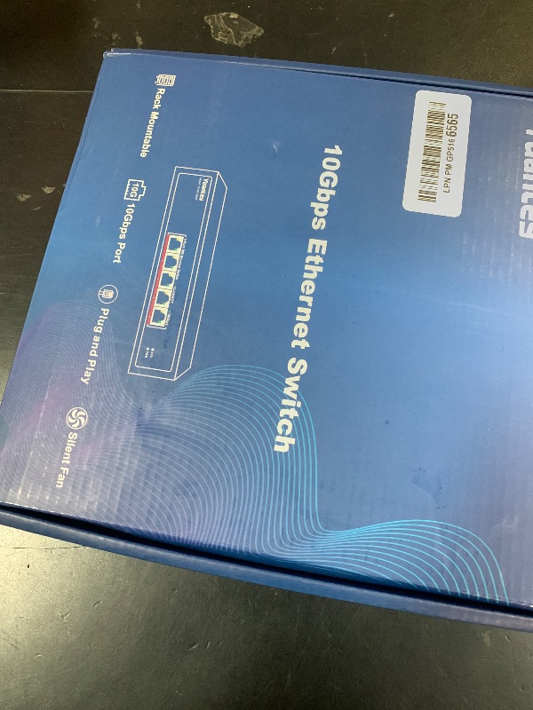 Photo 1 of YuanLey 5 Port 10G Ethernet Switch, 5 x 10Gbps RJ45 Ports, Support 10G/5G/2.5G/1G/100Mbps Speed Auto-Negotiation, 100Gbps Switching Capacity, Unmanaged Switch Rackmountable, Plug and Play