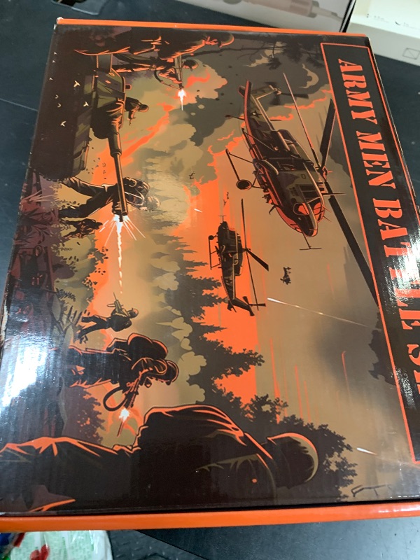 Photo 1 of Covsen Army Men Action Figures Playset - 70+ PCS Realistic Army Toys - Military Soldiers Action Figures Playset with Helicopter, Fighter, Drones, Tank, &Accessories- Birthday, for Boys