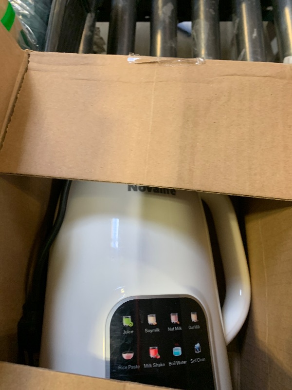 Photo 1 of 8 in 1 Nut Milk Maker Machine, 40oz Automatic Soy Milk Maker Blender, Homemade Soy Milk, Almond Milk, Oat Milk,Juice, Plant Based and Non Dairy Beverages, 12H Delay Start/Keep Warm/Self Cleaning