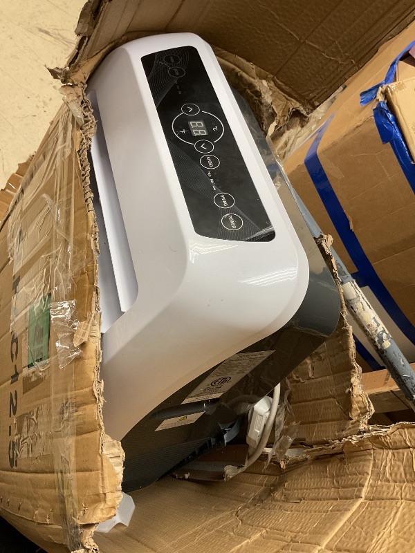 Photo 1 of SereneLife Small Air Conditioner Portable 12,000 BTU with Built-in Dehumidifier - Portable AC Unit for Rooms up to 550 sq ft - Remote Control, Window Mount Exhaust Kit