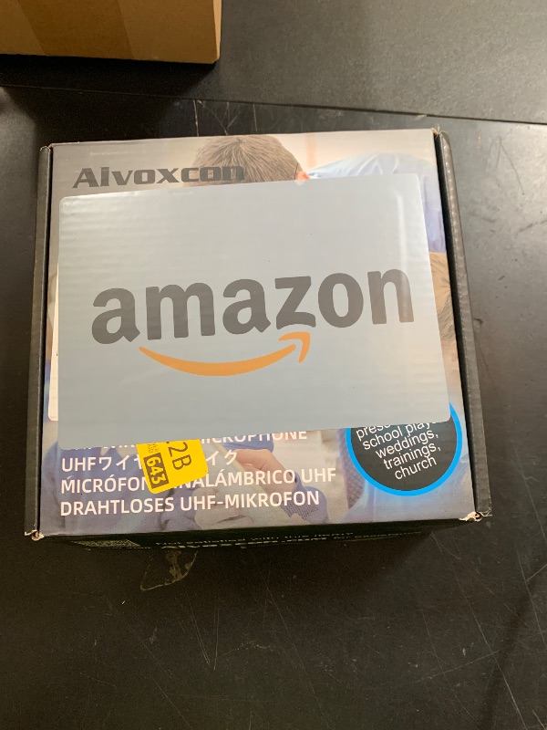 Photo 1 of Alvoxcon UHF Dual Channel Wireless Lavalier Microphone System with Volume Control for iPhone, DSLR, PA Speaker, YouTube, Podcast, Video Recording, Conference, Vlogging, Church, Interview, Teaching
