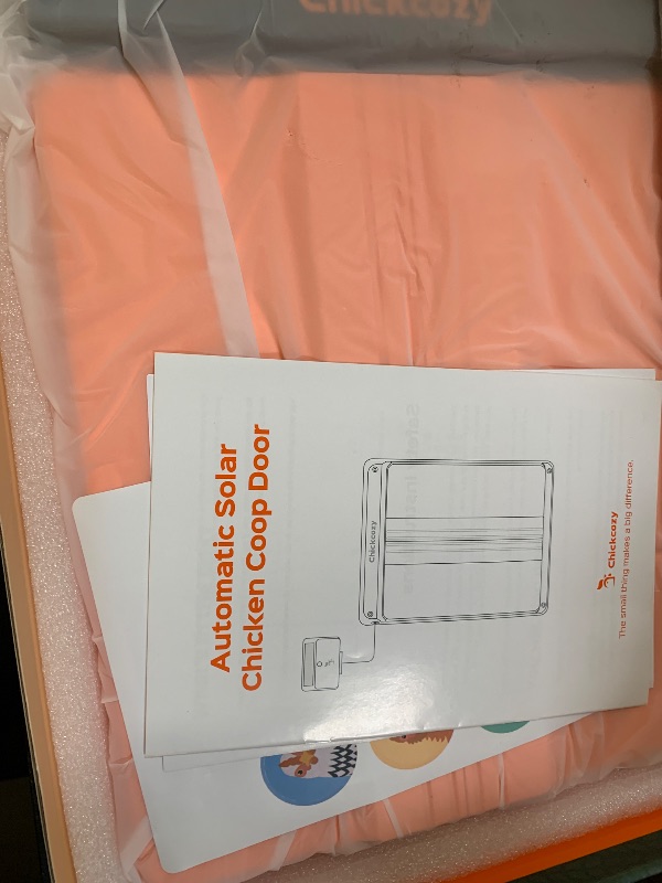 Photo 1 of Solar-Powered Automatic Chicken Coop Door, Dual Motor Coop Door with Light Sensor, Timer & Manual Mode, Chicken Opener with Anti-Pinch System, Detachable Controller, Dual Power Options, Weatherproof