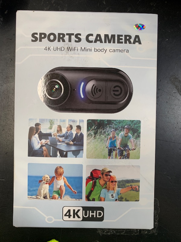Photo 1 of DayDateUp 4K Mini Body Camera 128GB, Thumb Size Action Body Cam, Wearable Sports Cameras,Hands-Free POV Recording, Helmet Mount, Magnetic Sport DV for Bike Cycling,for Vlogging Pet Walk Swim