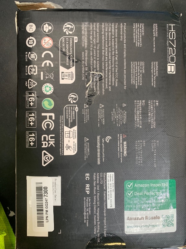 Photo 1 of Holy Stone HS720R 3 Axis Gimbal GPS Drones with Camera for Adults 4K EIS; FPV RC Drone, Foldable Quadcopter with 10000 Feet Video Transmission Control Range, Brushless Motor, Follow Me, Auto ReturnLPNPMGQ2477300