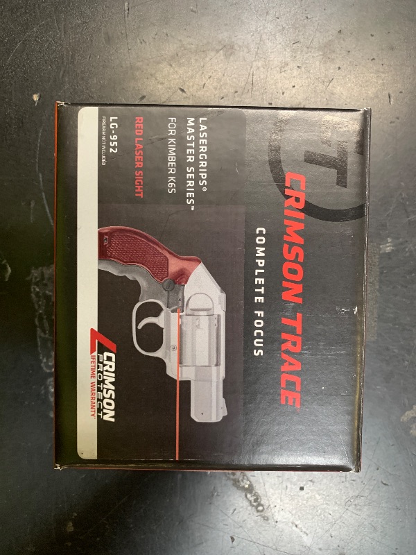 View 5 of Crimson Trace LG-952 Rosewood Master Series Laser Sight with Instinctive Activation for Kimber K6S Revolver, Defensive Shooting and Competition