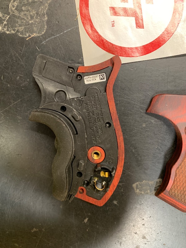 View 3 of Crimson Trace LG-952 Rosewood Master Series Laser Sight with Instinctive Activation for Kimber K6S Revolver, Defensive Shooting and Competition
