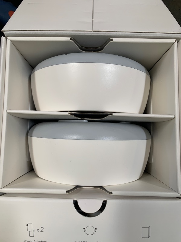 Photo 1 of TP-Link Deco 7 BE25 Dual-Band BE5000 WiFi 7 Mesh Wi-Fi System | 4-Stream 5 Gbps, 240 Mhz Channels | Covers up to 4,600 Sq.Ft | 2X 2.5G Ports Wired Backhaul | VPN,MLO, AI-Roaming, HomeShield, 2-Pack